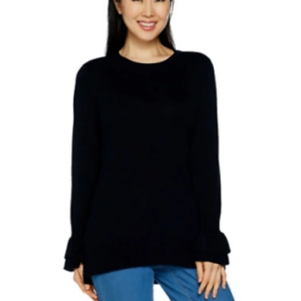 💚 Isaac Mizrahi Live light weight sweater